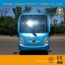 Zhongyi Brand 11 Seats 72V High Quality Battery Powered Electric Sightseeing Car with Ce and SGS Certification